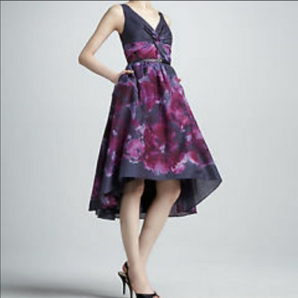 Lela Rose Watercolor dress
